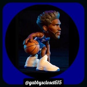 💋 New 2022 NBA SMALL-STARS Joel Embiid #21, 6" Blue Uniform Figure